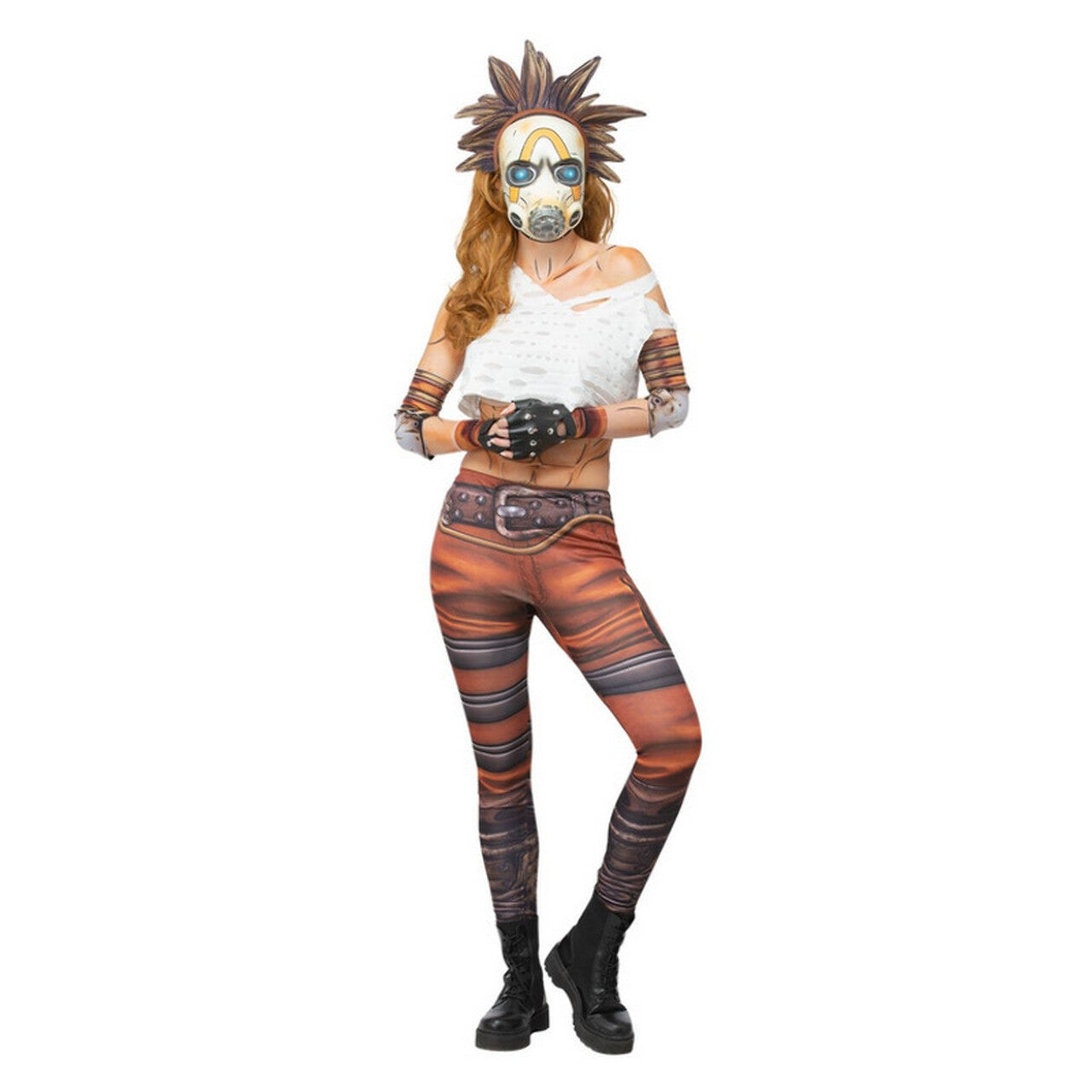 Op deze afbeelding zie je een Kostuums, van het merk Smiffy's. Bandiet Borderlands Psycho Vrouw Kostuum