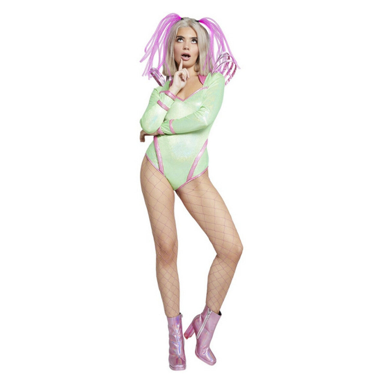 Op deze afbeelding zie je een Kostuums, van het merk Smiffy's. Alien Van Planeet Venus Vrouw Kostuum