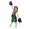 Vergiftigde Cheerleader Crazy Dance Meisje Kostuum