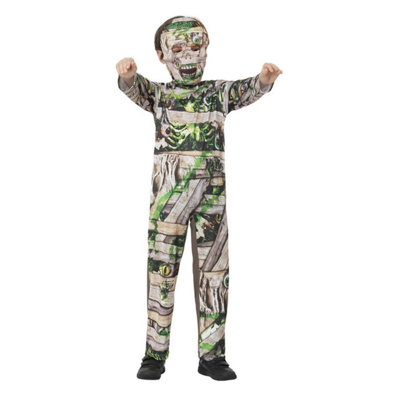 Op deze afbeelding zie je een Kostuums, van het merk Smiffy's. Veel Te Ingewikkelde Mummie Kind Kostuum