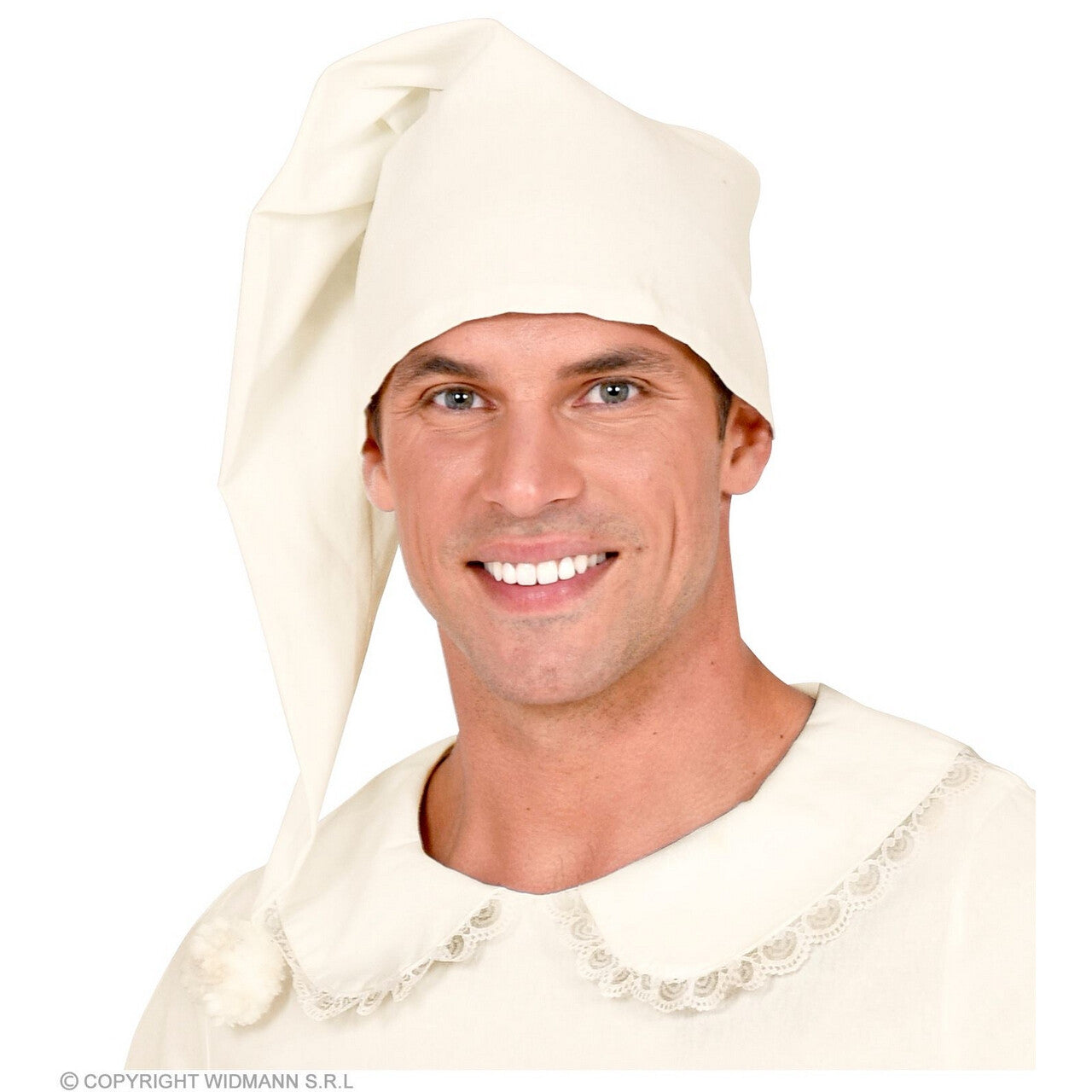 Op deze afbeelding zie je een Accessoires, van het merk Widmann. Pyama Party Kabouter Slaapmuts
