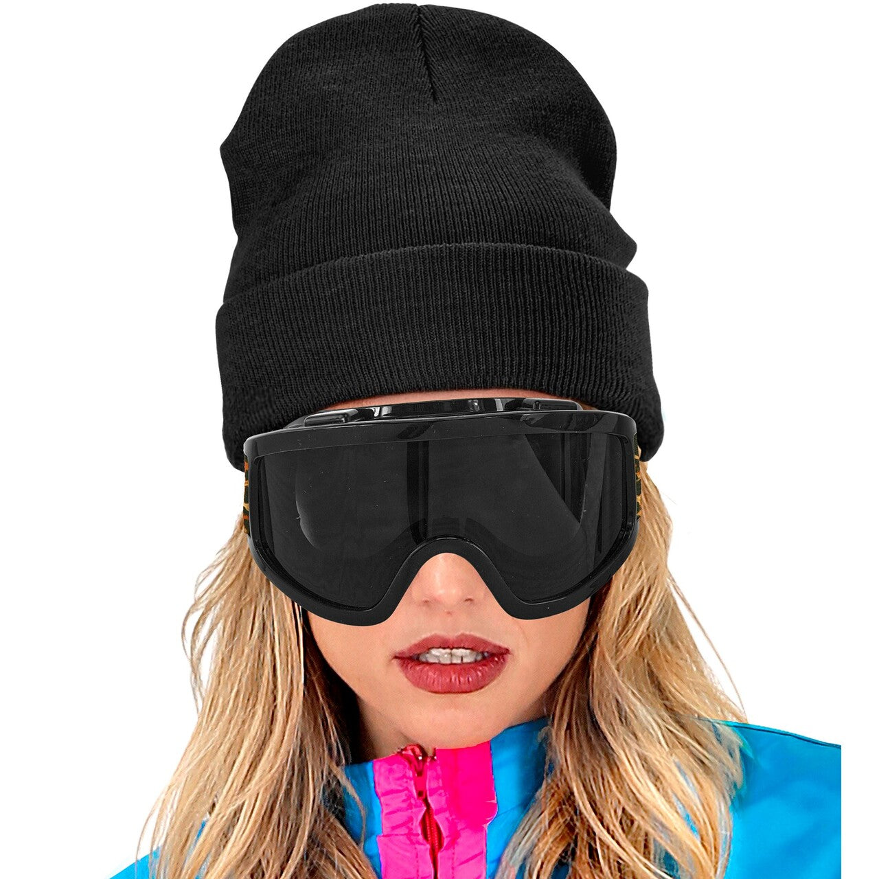 Op deze afbeelding zie je een Accessoires, van het merk Widmann. Panter Slick Ski Bril