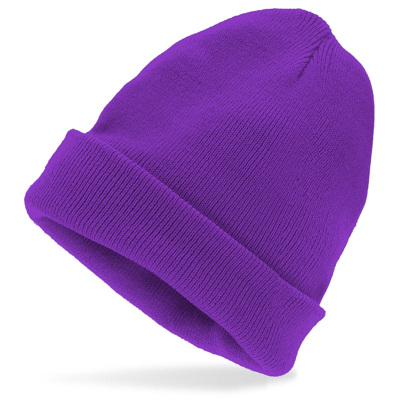 Op deze afbeelding zie je een Accessoires, van het merk Widmann. Paarse Winter Muts Purple Snow Beanie