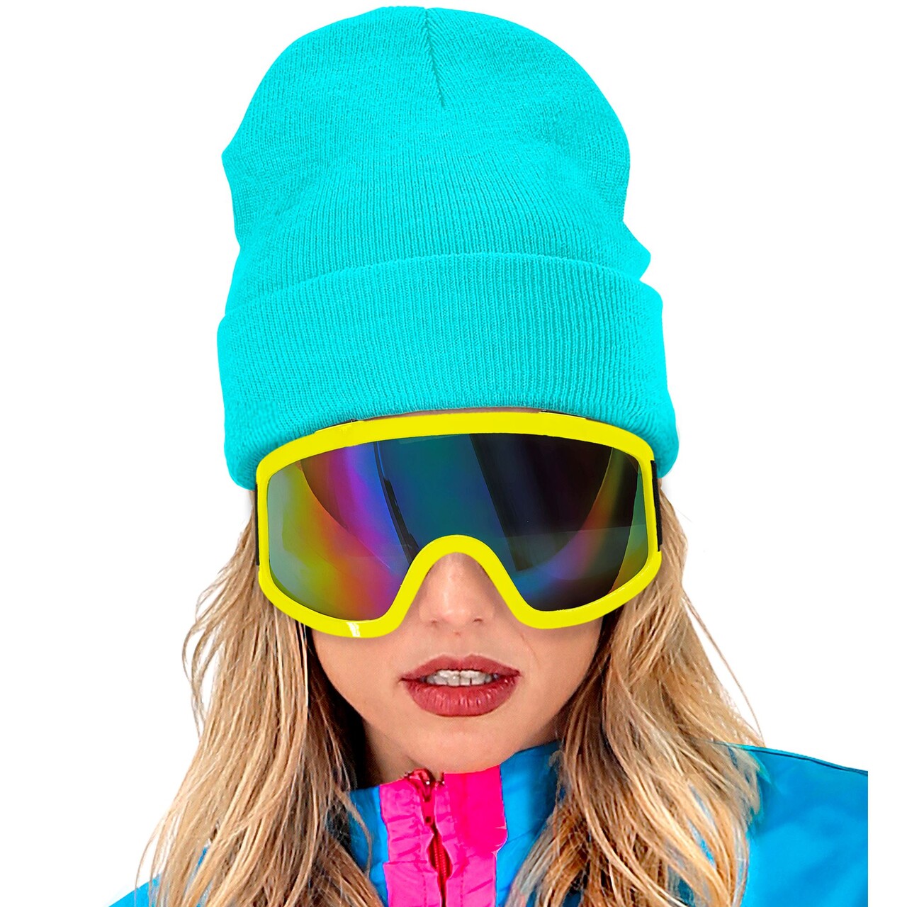 Op deze afbeelding zie je een Accessoires, van het merk Widmann. Lichtblauwe Winter Muts Blue Sky Beanie