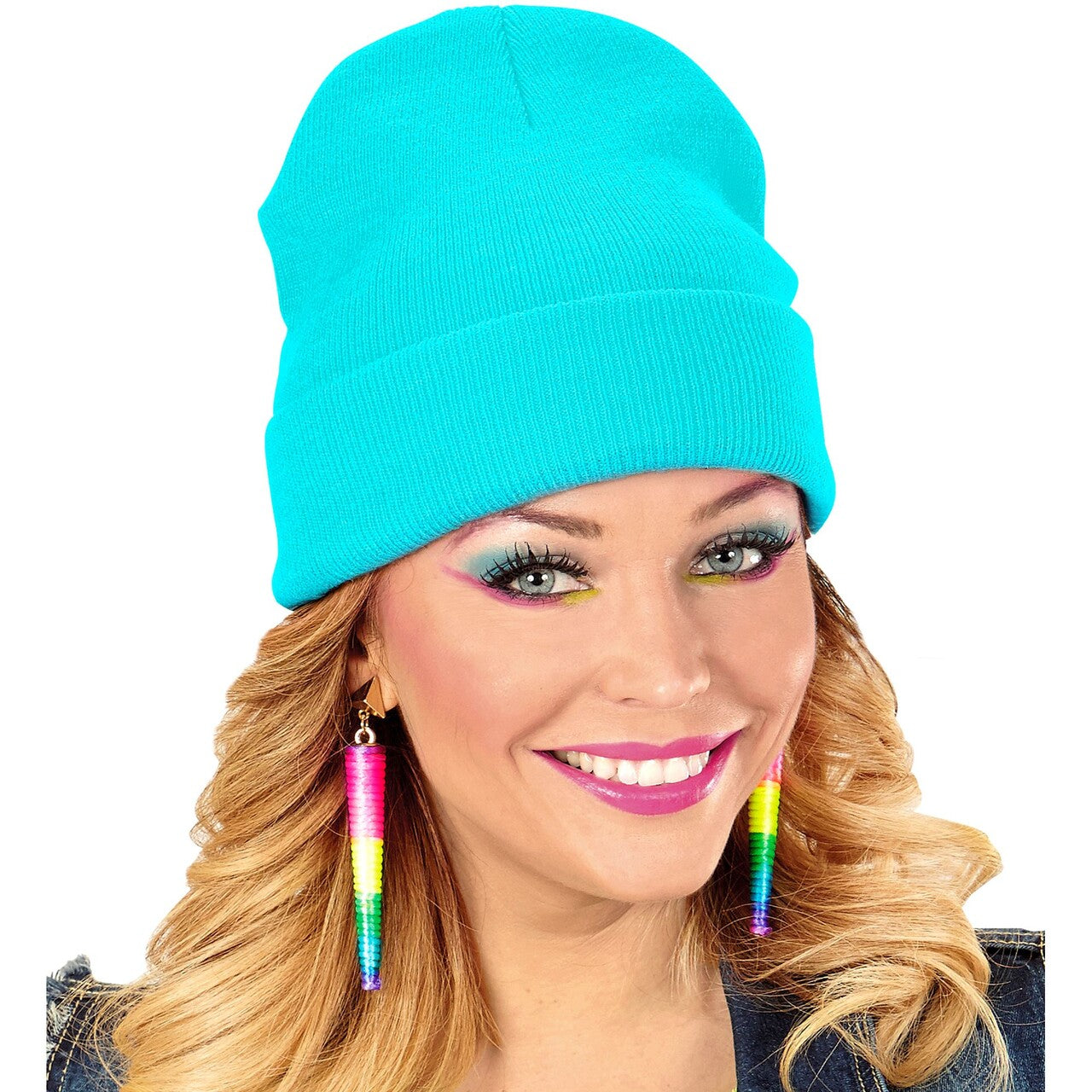 Op deze afbeelding zie je een Accessoires, van het merk Widmann. Lichtblauwe Winter Muts Blue Sky Beanie
