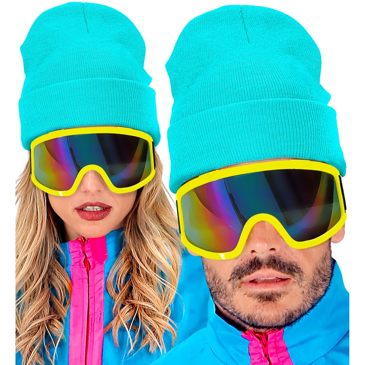 Op deze afbeelding zie je een Accessoires, van het merk Widmann. Lichtblauwe Winter Muts Blue Sky Beanie