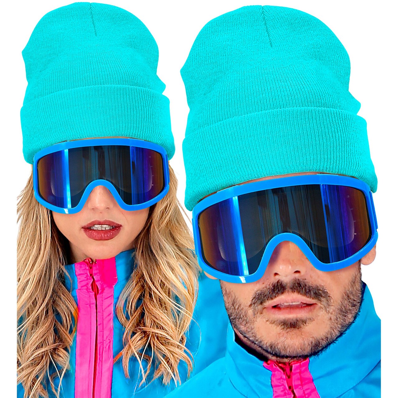 Op deze afbeelding zie je een Accessoires, van het merk Widmann. Lichtblauwe Winter Muts Blue Sky Beanie