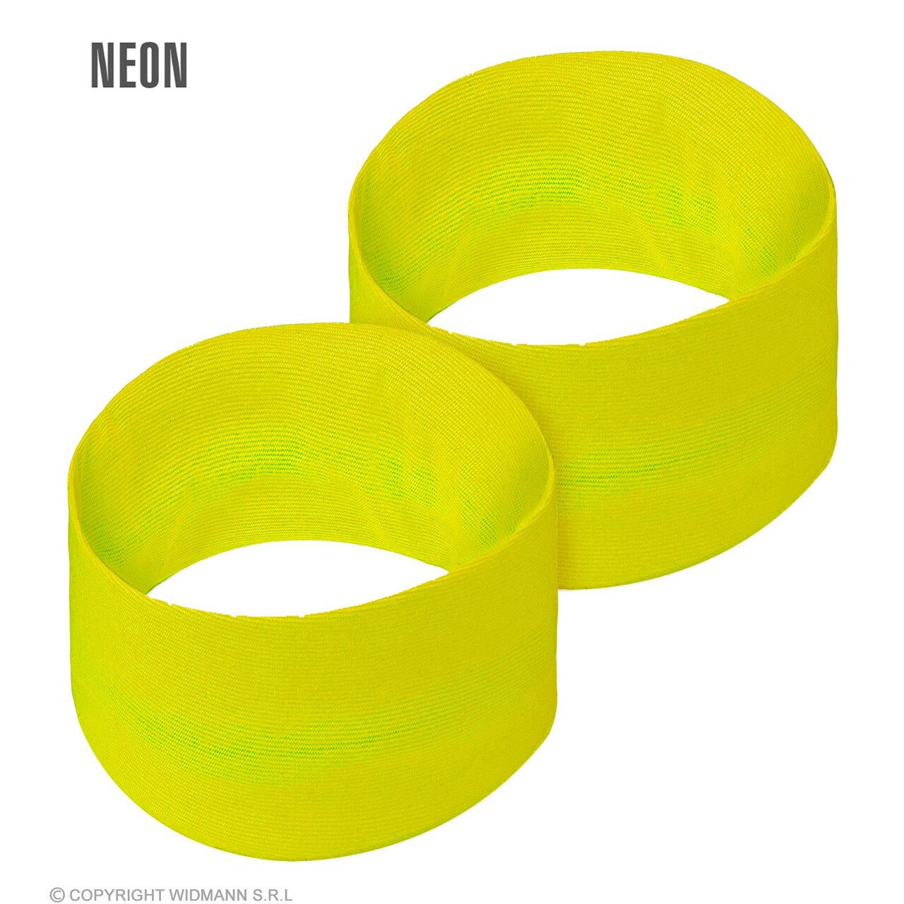 Op deze afbeelding zie je een Accessoires, van het merk Widmann. Not Afraid To Move Zweetband Pols Neon Geel