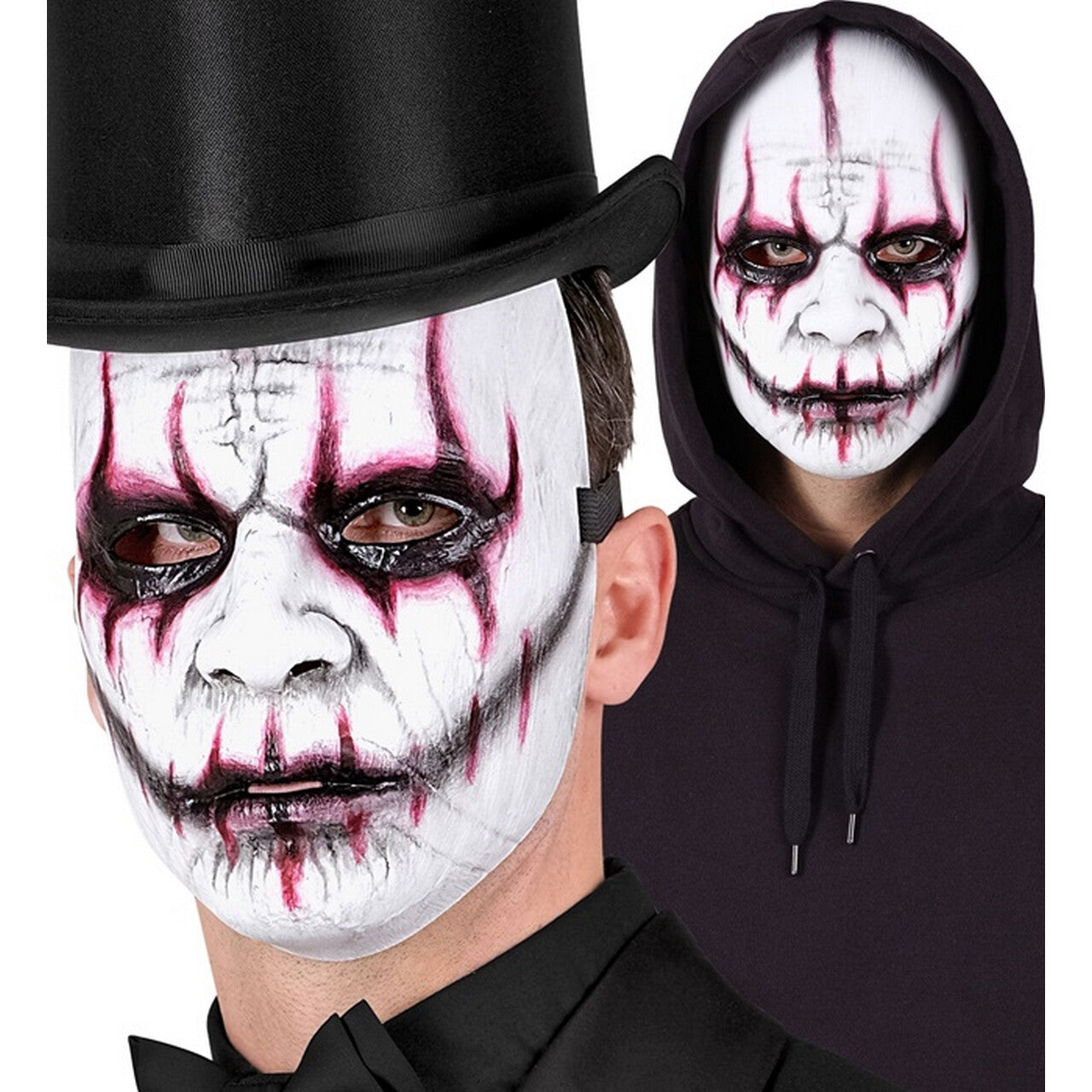 Op deze afbeelding zie je een Accessoires, van het merk Widmann. Scary Joker Masker