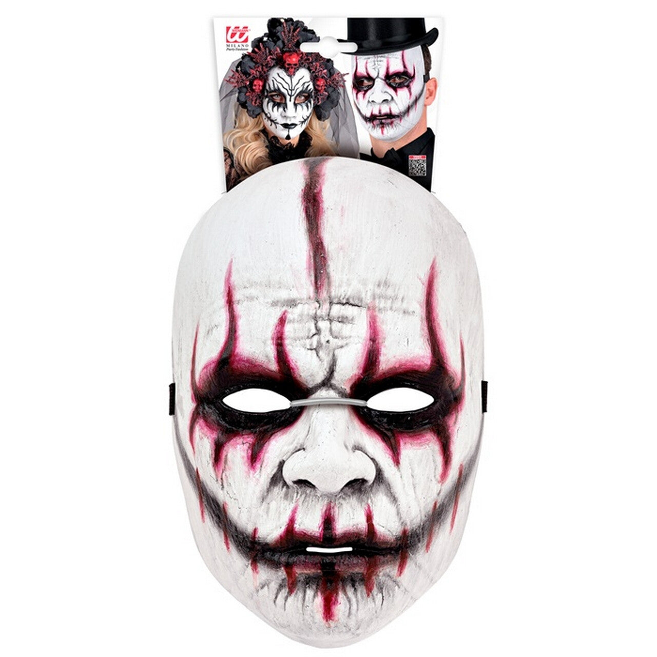 Op deze afbeelding zie je een Accessoires, van het merk Widmann. Scary Joker Masker