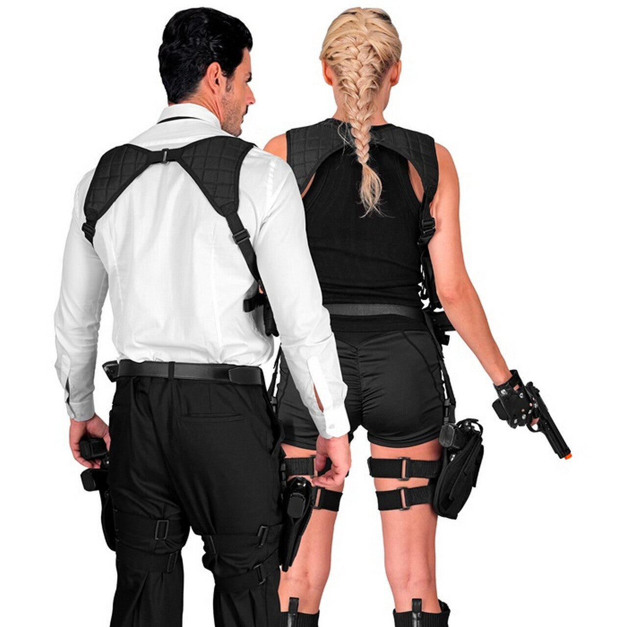 Op deze afbeelding zie je een Accessoires, van het merk Widmann. Beenholster Rechts Commando Skills
