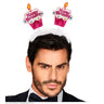 Cupcake Happy Birthday Haarband Roze