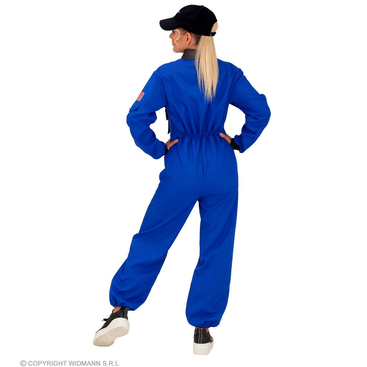 Op deze afbeelding zie je een Kostuums, van het merk Widmann. Amerikaanse Astronaut Eileen Vrouw Kostuum