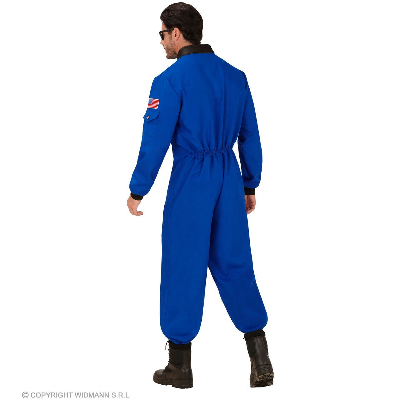 Op deze afbeelding zie je een Kostuums, van het merk Widmann. Amerikaanse Astronaut Neil Strongarm Man Kostuum