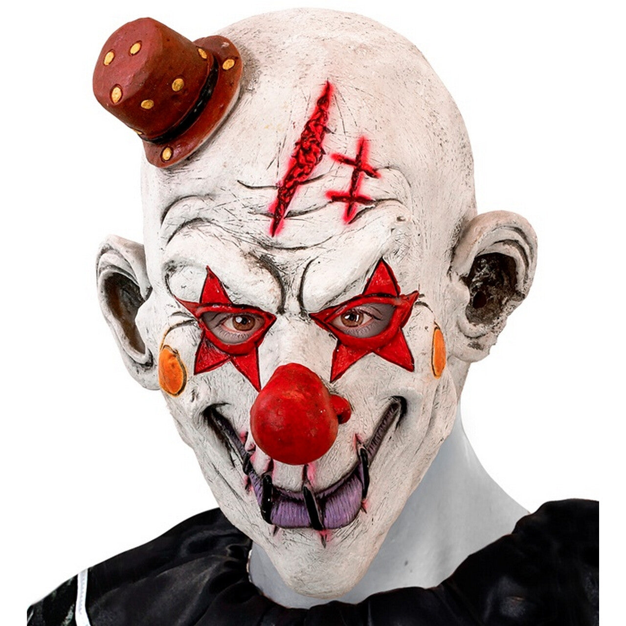 Op deze afbeelding zie je een Accessoires, van het merk Widmann. There To Scare Killer Clown Masker