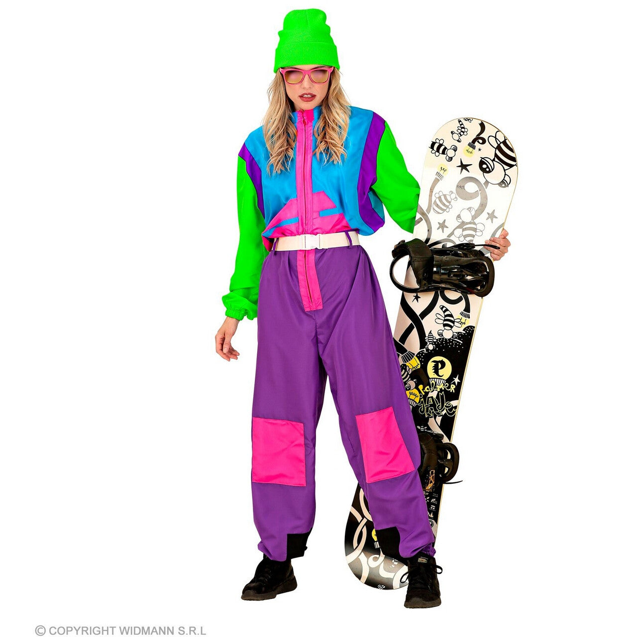 Op deze afbeelding zie je een Kostuums, van het merk Widmann. Gnarly Snow Bunny Boarder Kostuum