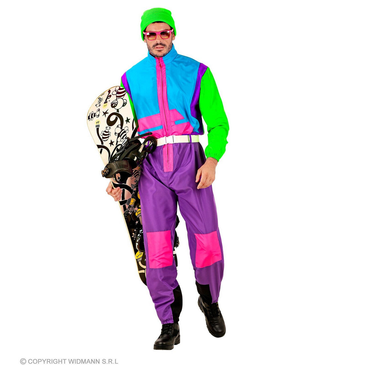 Op deze afbeelding zie je een Kostuums, van het merk Widmann. Gnarly Snow Bunny Boarder Kostuum