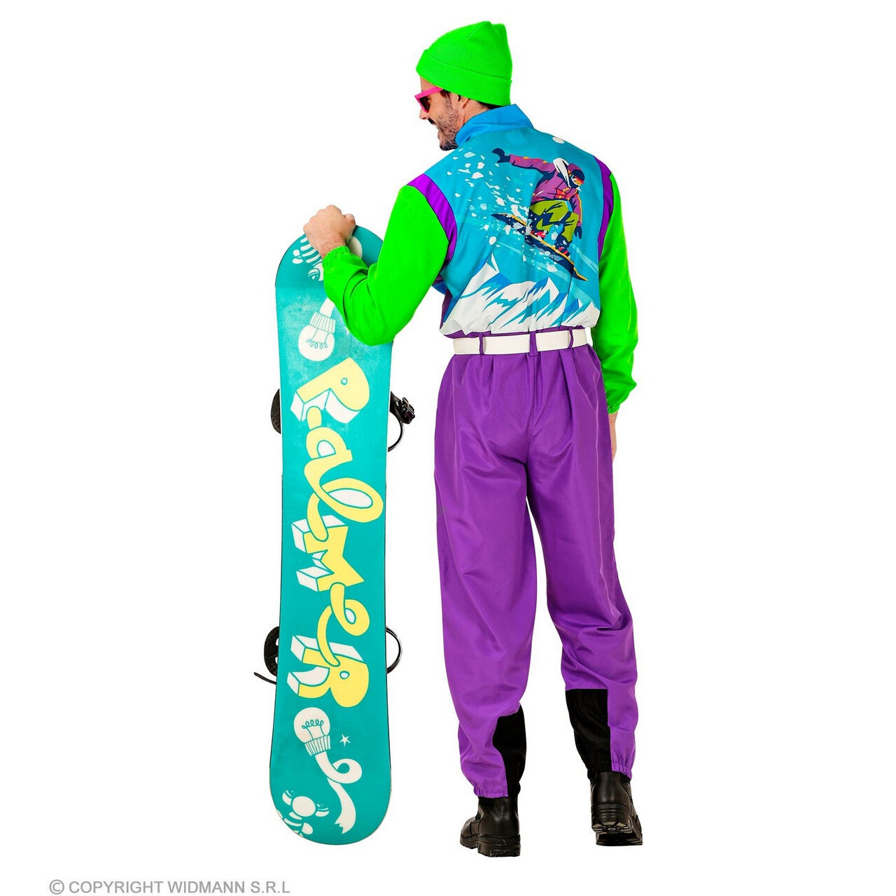 Op deze afbeelding zie je een Kostuums, van het merk Widmann. Gnarly Snow Bunny Boarder Kostuum