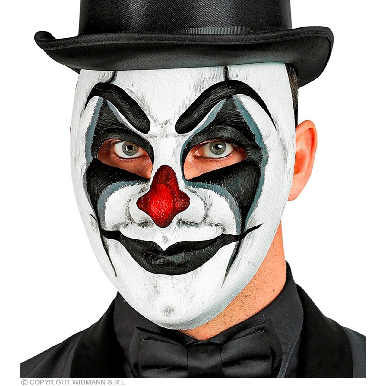 Op deze afbeelding zie je een Accessoires, van het merk Widmann. Masker Theater Scary Clown