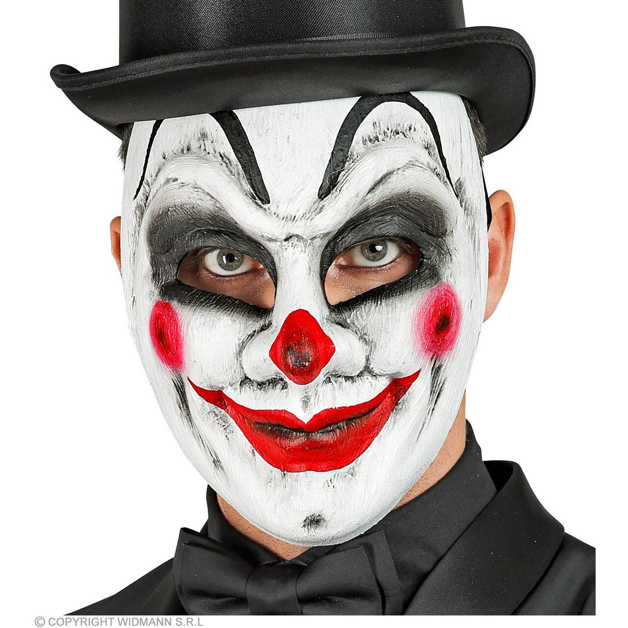 Op deze afbeelding zie je een Accessoires, van het merk Widmann. Masker Theater Enge Clown Freakshow