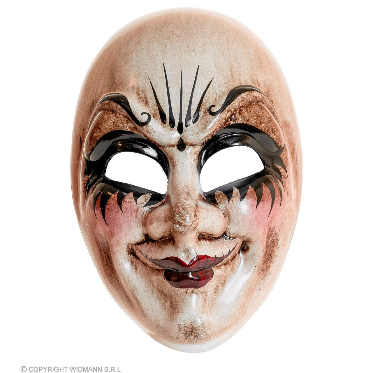 Op deze afbeelding zie je een Accessoires, van het merk Widmann. Masker Theater Circus Enge Man