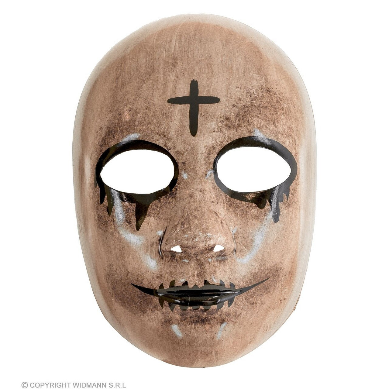 Op deze afbeelding zie je een Accessoires, van het merk Widmann. Masker Theater Voodoo The Pruge