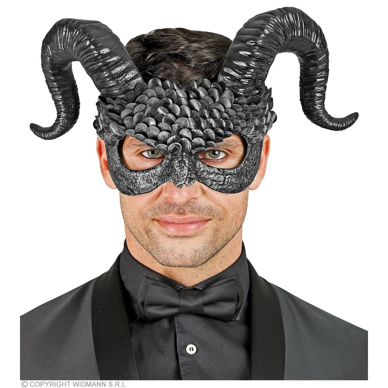 Op deze afbeelding zie je een Accessoires, van het merk Widmann. Masker Theater Demoon Damian