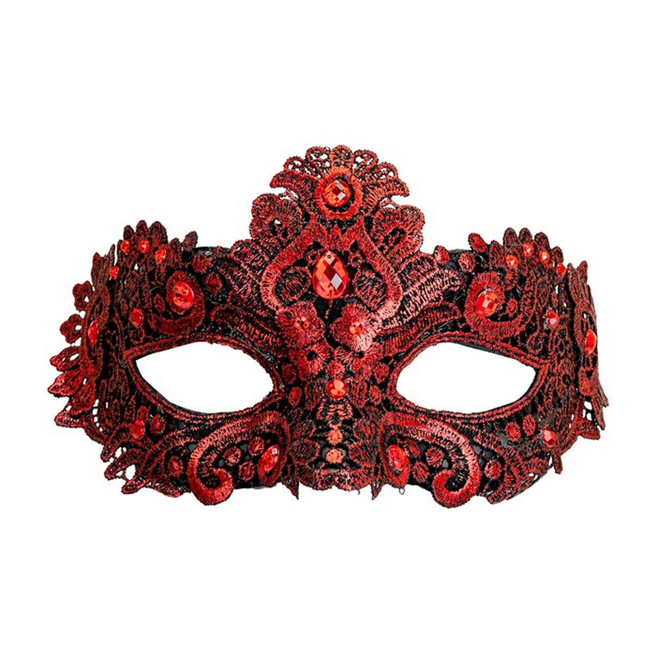 Op deze afbeelding zie je een Accessoires, van het merk Widmann. Oogmasker Rood Verleidelijke Schat