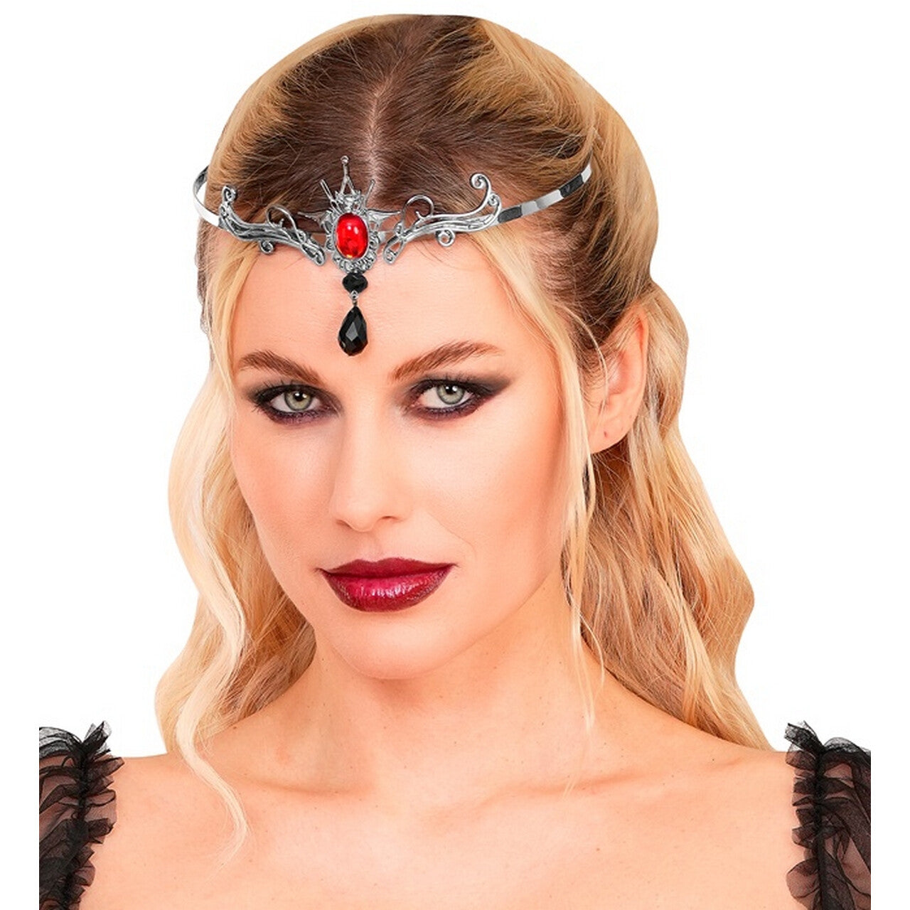 Op deze afbeelding zie je een Accessoires, van het merk Widmann. Tiara Gotische Vampier Tiranja