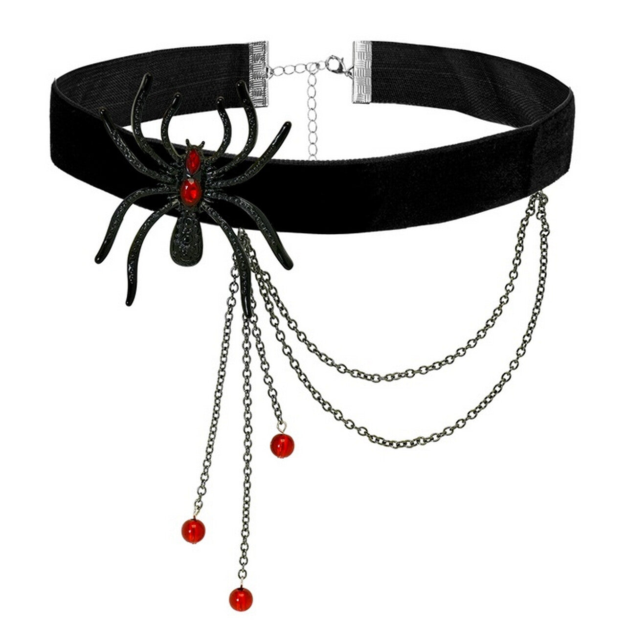 Op deze afbeelding zie je een Accessoires, van het merk Widmann. Choker Met Zwarte Psin