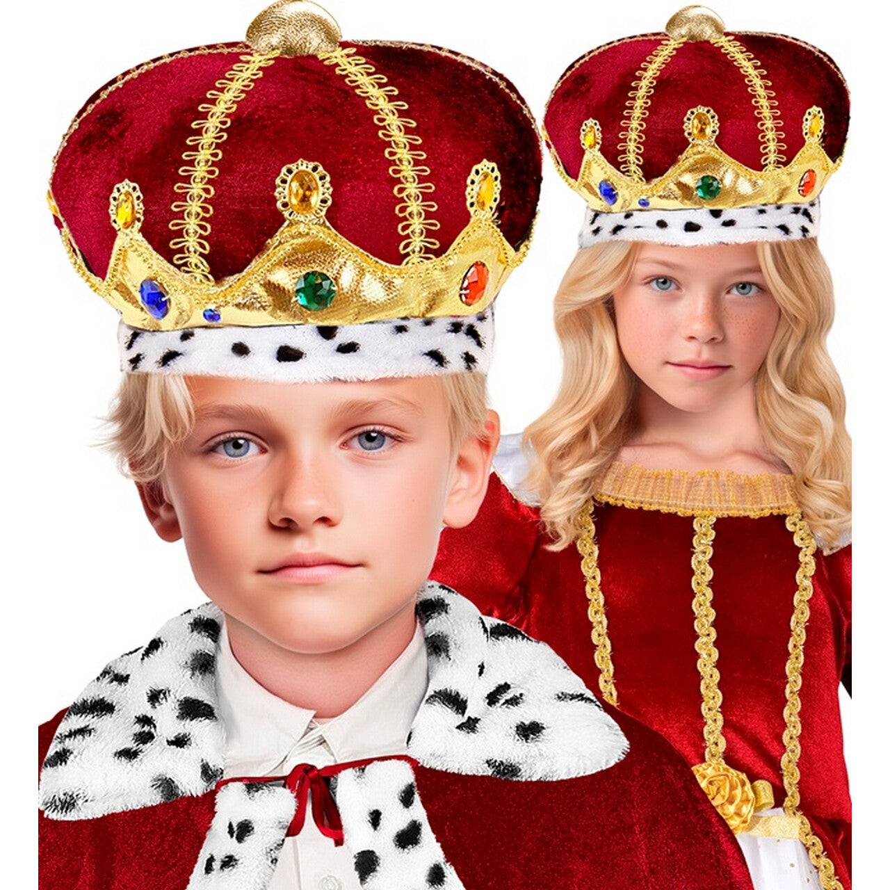 Op deze afbeelding zie je een Accessoires, van het merk Widmann. Kroon Uwe Majesteit