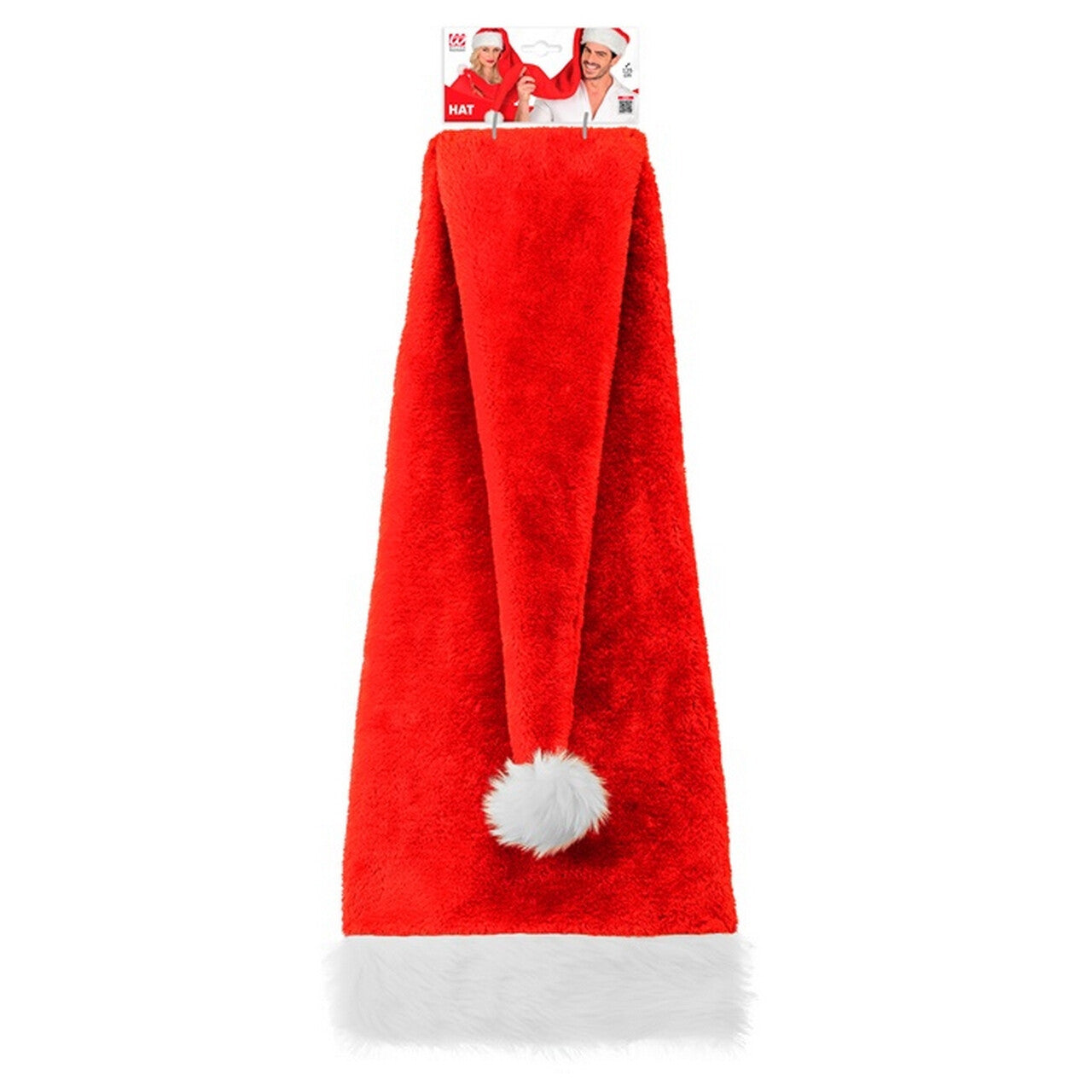 Op deze afbeelding zie je een Accessoires, van het merk Widmann. Superlange Kerstmuts 125 Centimeter