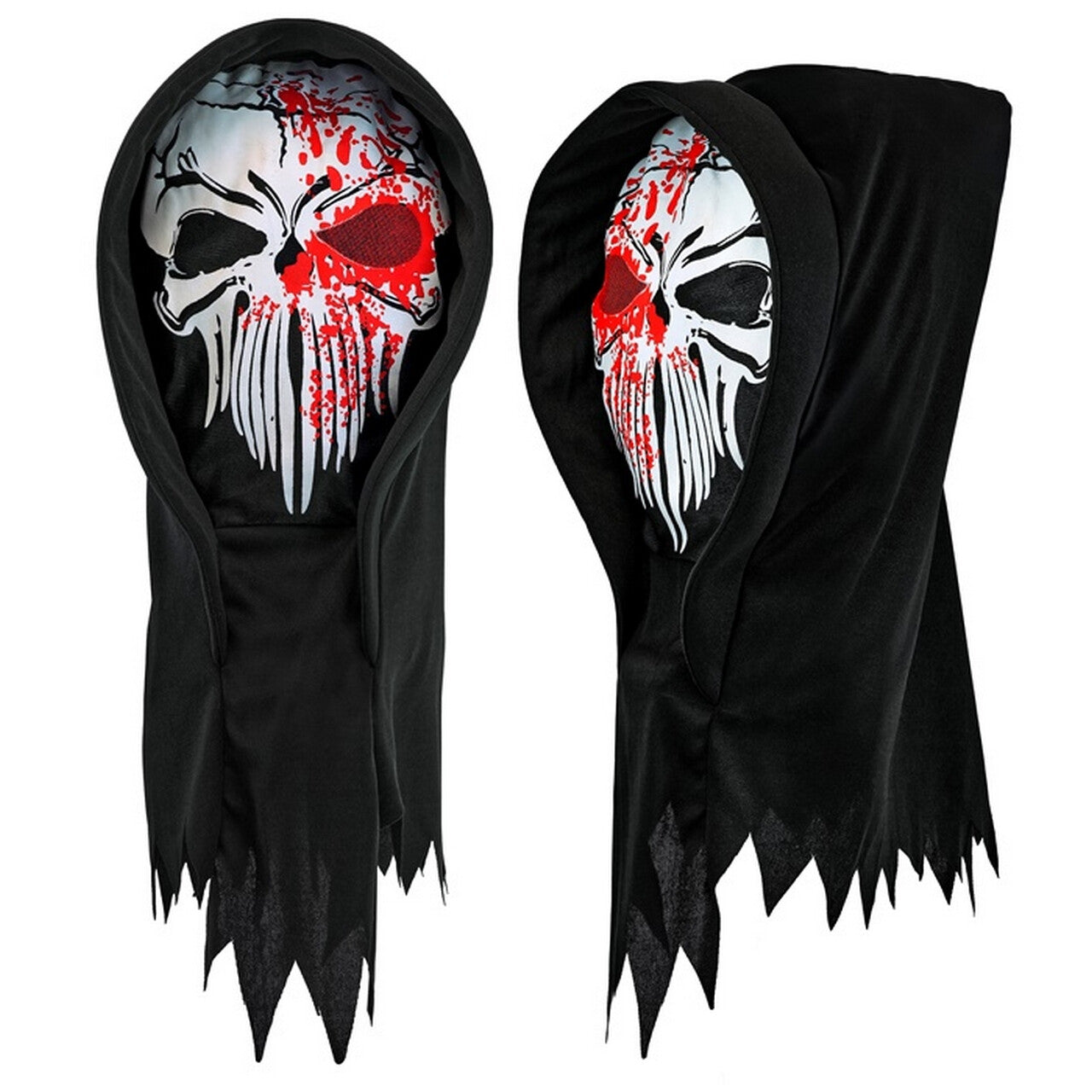 Op deze afbeelding zie je een Accessoires, van het merk Widmann. Masker Met Kap Bloody Reaper