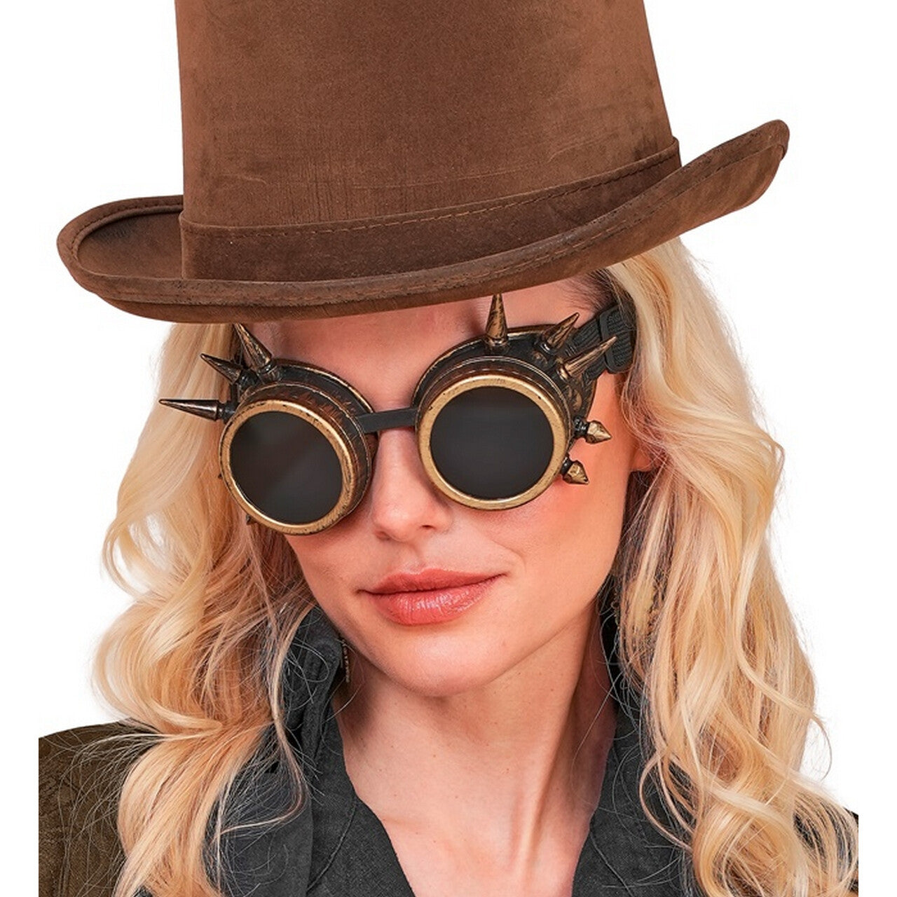 Op deze afbeelding zie je een Accessoires, van het merk Widmann. Steampunk Bril Lashes Out