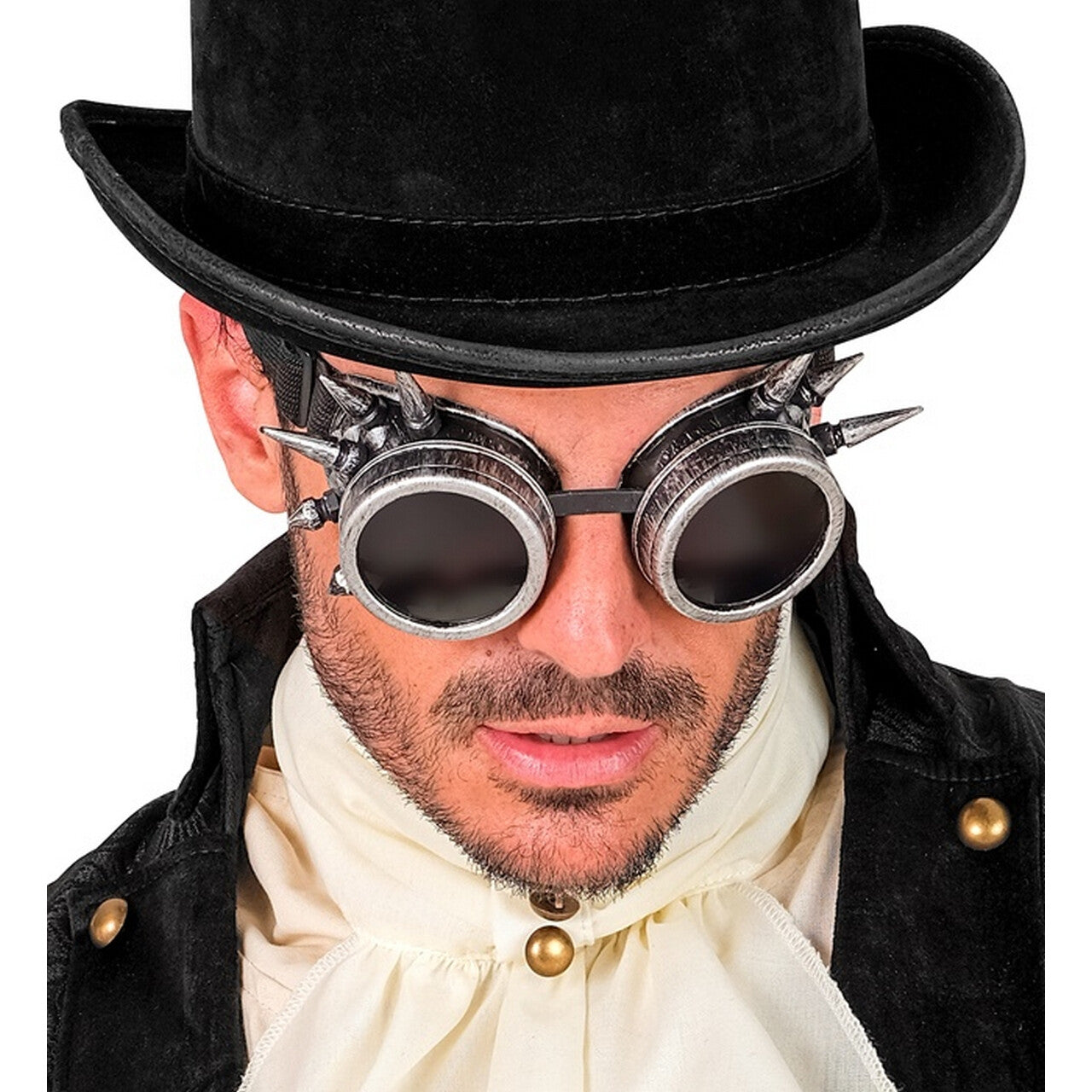 Op deze afbeelding zie je een Accessoires, van het merk Widmann. Steampunk Bril Pointy Lashes
