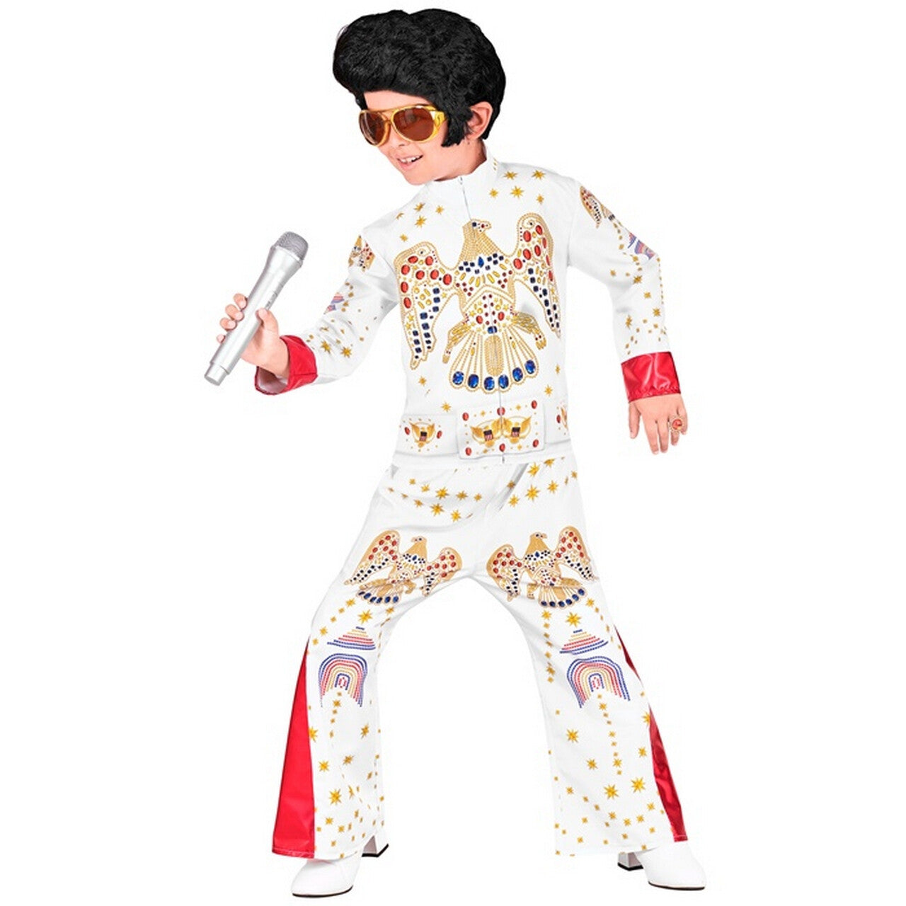 Op deze afbeelding zie je een Kostuums, van het merk Widmann. Elvis In Zijn Jongen Jaren Kostuum