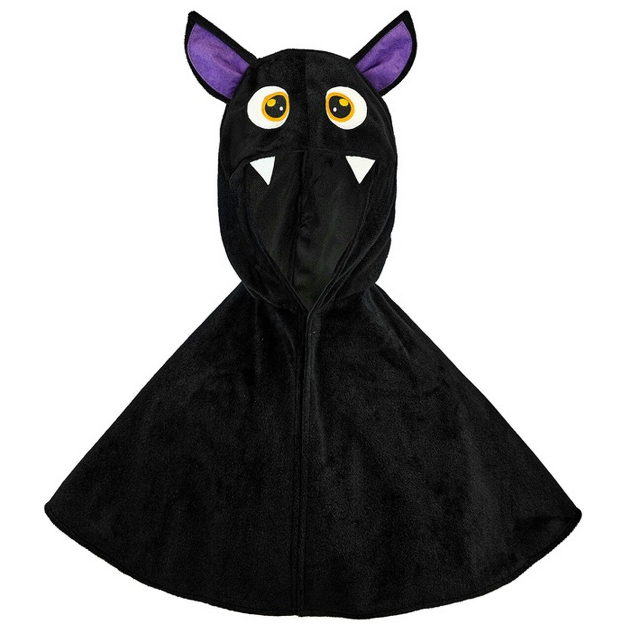 Op deze afbeelding zie je een Kostuums, van het merk Widmann. Vleermuis Scherptand Poncho Kind Kostuum