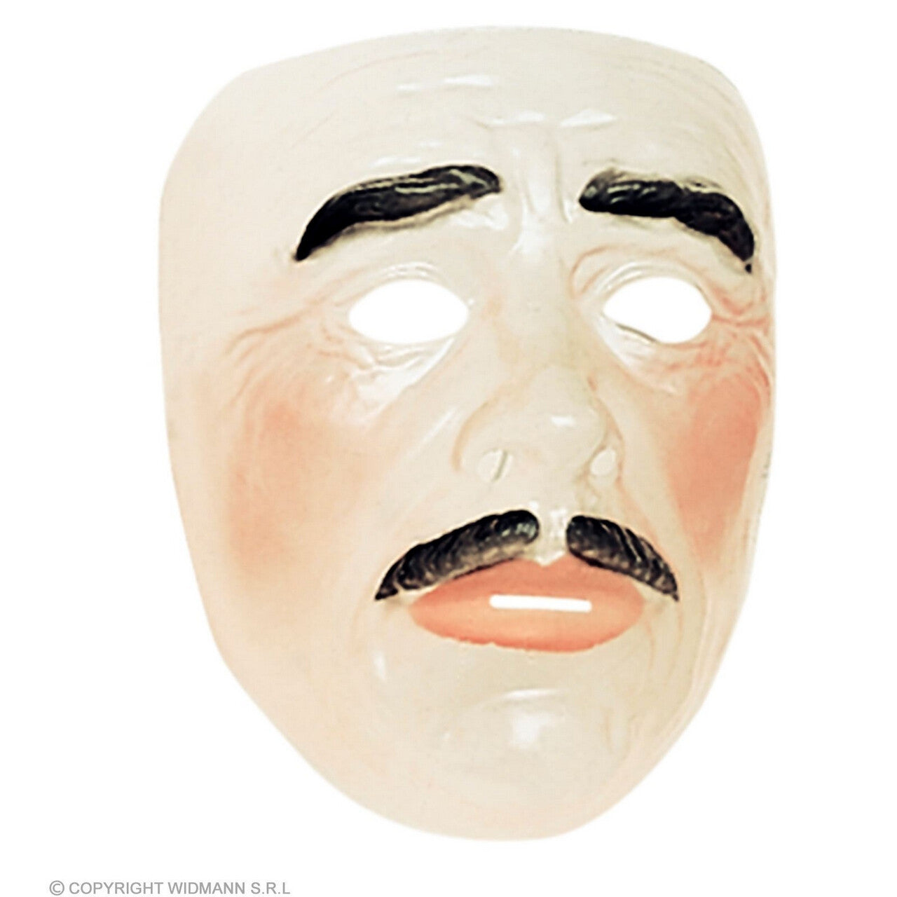 Op deze afbeelding zie je een Accessoires, van het merk Widmann. Masker Oude Man Met Snor