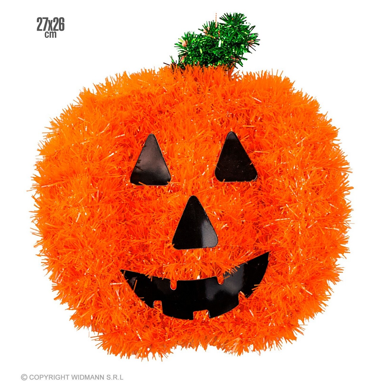 Op deze afbeelding zie je een Decoratie, van het merk Widmann. Versiering Halloween Pompoen