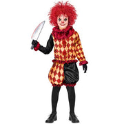 Op deze afbeelding zie je een Kostuums, van het merk Widmann. Harry Horror Clown Kind Kostuum