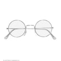 Iconische Ronde Zilveren Bril