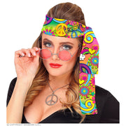 Op deze afbeelding zie je een Accessoires, van het merk Widmann. So 60s Hoofdband Hippie Power