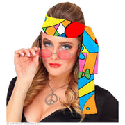 Op deze afbeelding zie je een Accessoires, van het merk Widmann. So 60s Hoofdband Art Love