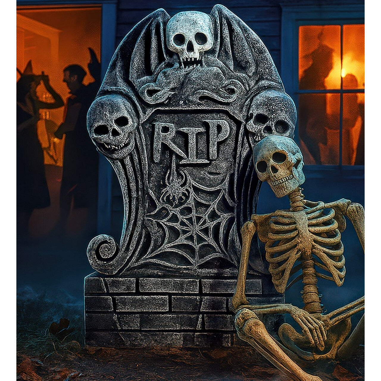 Op deze afbeelding zie je een Decoratie, van het merk Widmann. Decoratie Rip Grafsteen