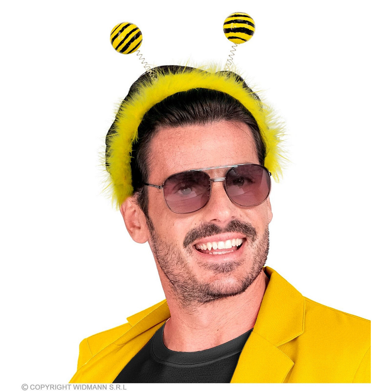 Op deze afbeelding zie je een Accessoires, van het merk Widmann. Hoofdband Boppers Zoemende Bij