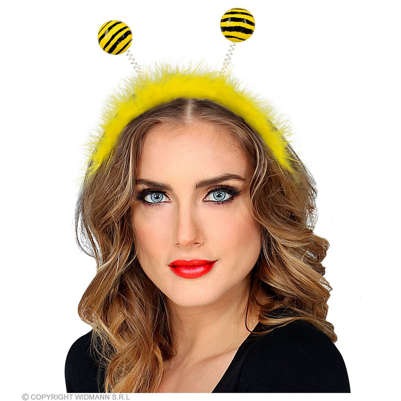 Op deze afbeelding zie je een Accessoires, van het merk Widmann. Hoofdband Boppers Zoemende Bij