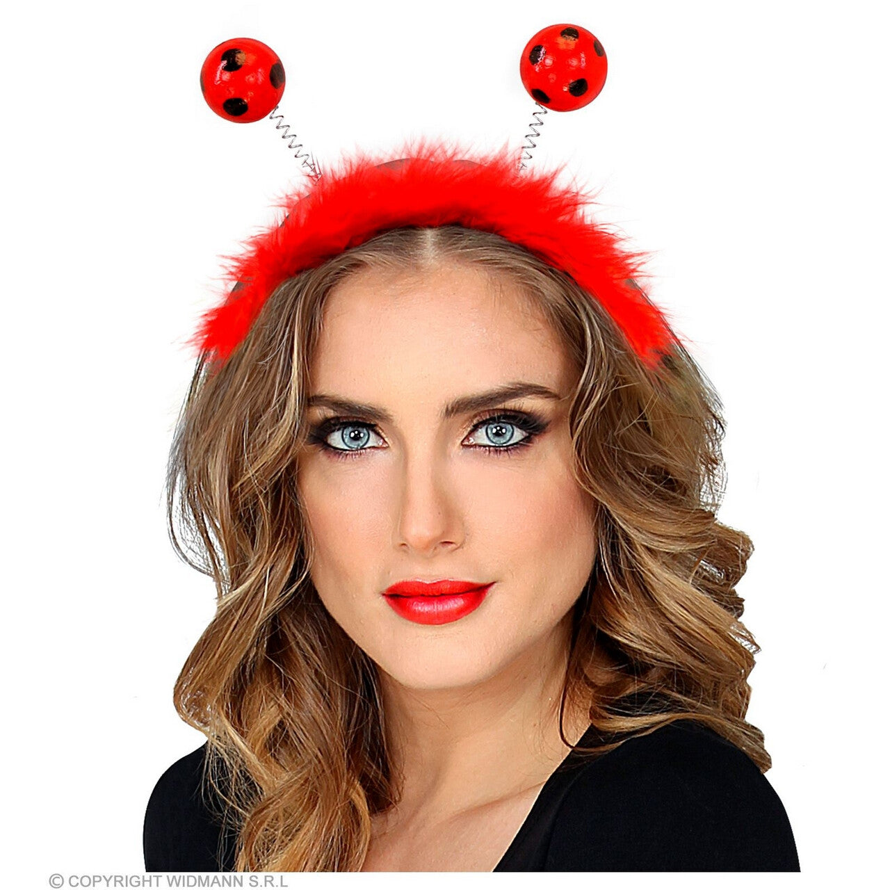 Op deze afbeelding zie je een Accessoires, van het merk Widmann. Hoofdband Boppers Lieveheersbeestje