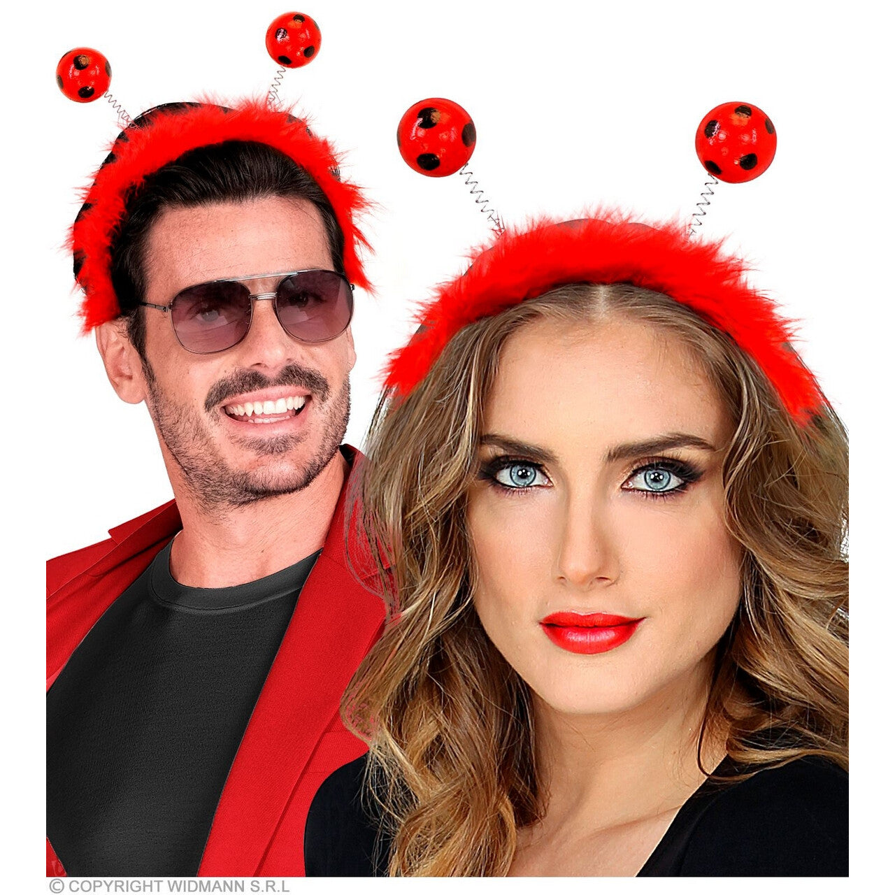Op deze afbeelding zie je een Accessoires, van het merk Widmann. Hoofdband Boppers Lieveheersbeestje