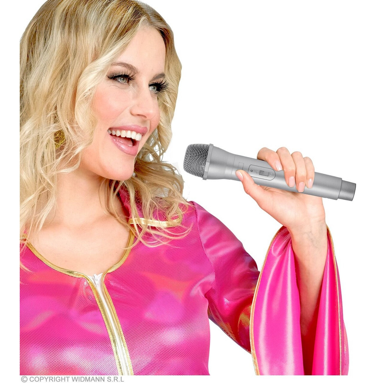 Op deze afbeelding zie je een Accessoires, van het merk Widmann. Microfoon Sing Your Heart Out