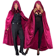 Op deze afbeelding zie je een Kostuums, van het merk Widmann. Fluwelen Cape Rood 140 Centimeter